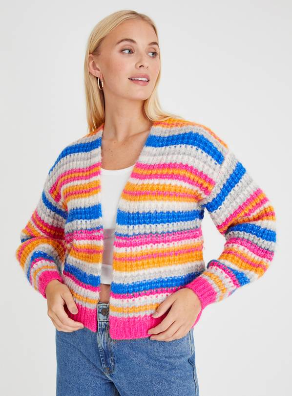 Ladies on sale striped cardigan